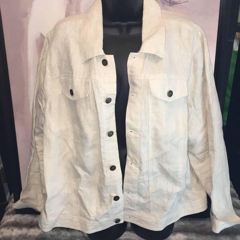 Carole Little Linen Jacket